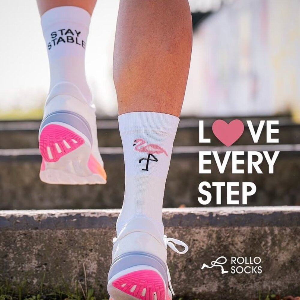 Rollo Socks Flamingo - stay stable